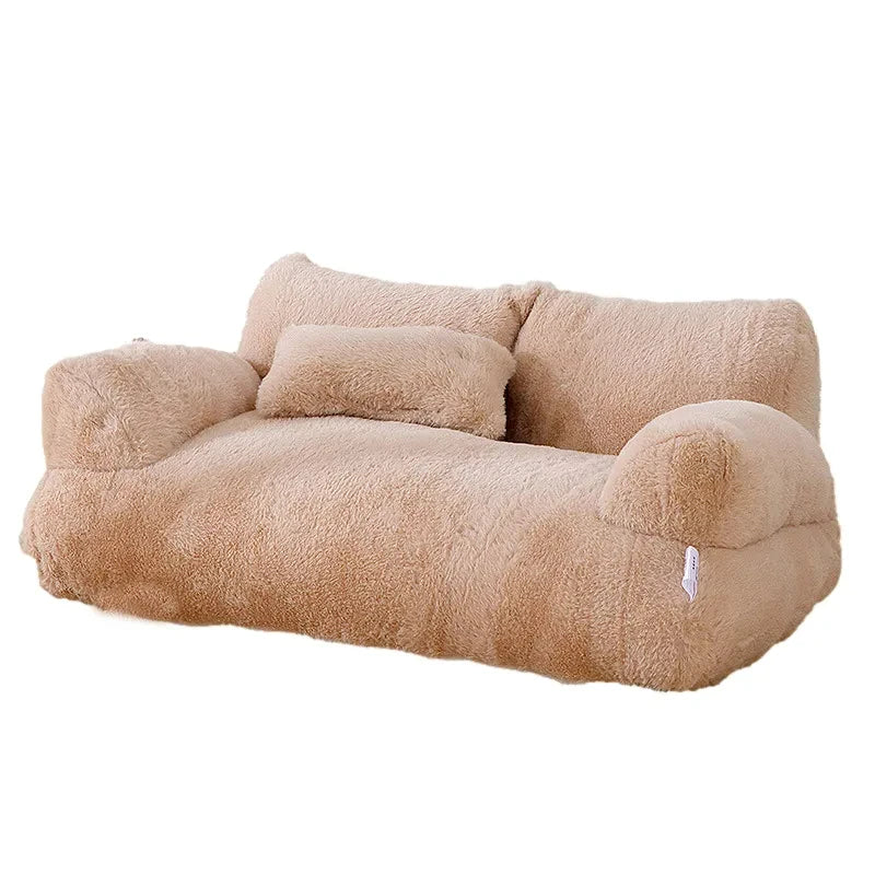 Luxury Cat Plush Bed - Pawsyhome