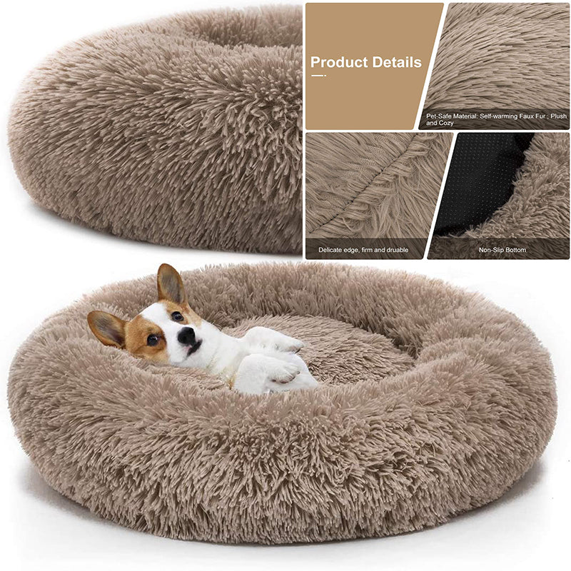 Comfortable Donut Bed for Pets - Pawsyhome