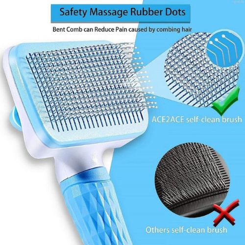 Dog Hair Remover Brush – Gentle Grooming Tool for Dogs & Cats - Pawsyhome