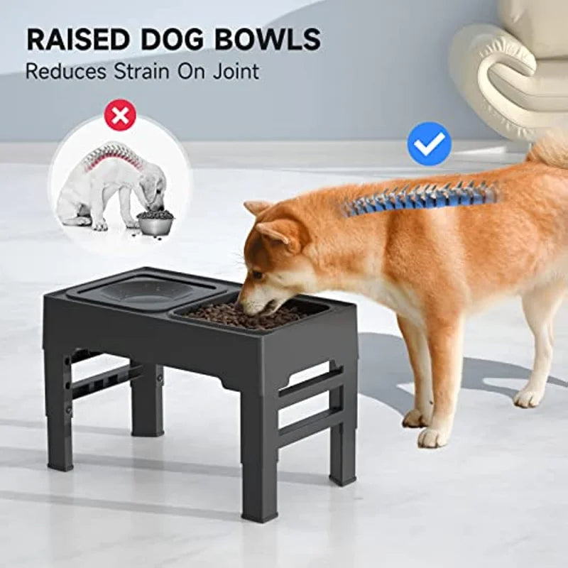 Elevated Mess-Free Dog Bowl - Pawsyhome