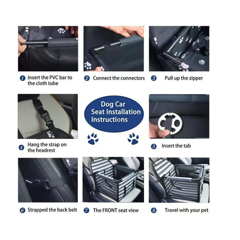 Travel Dog Car Seat - Pawsyhome