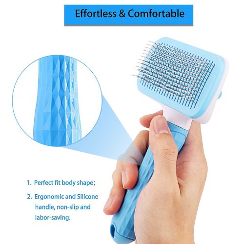 Dog Hair Remover Brush – Gentle Grooming Tool for Dogs & Cats - Pawsyhome