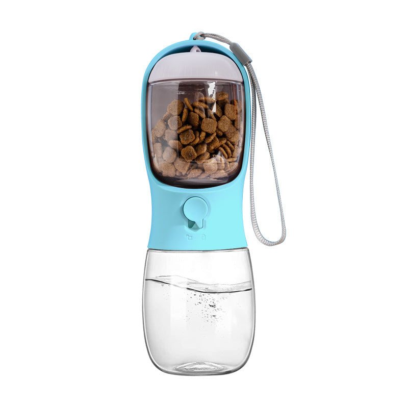 Portable Water Bottle For Dogs with Food Container - Pawsyhome