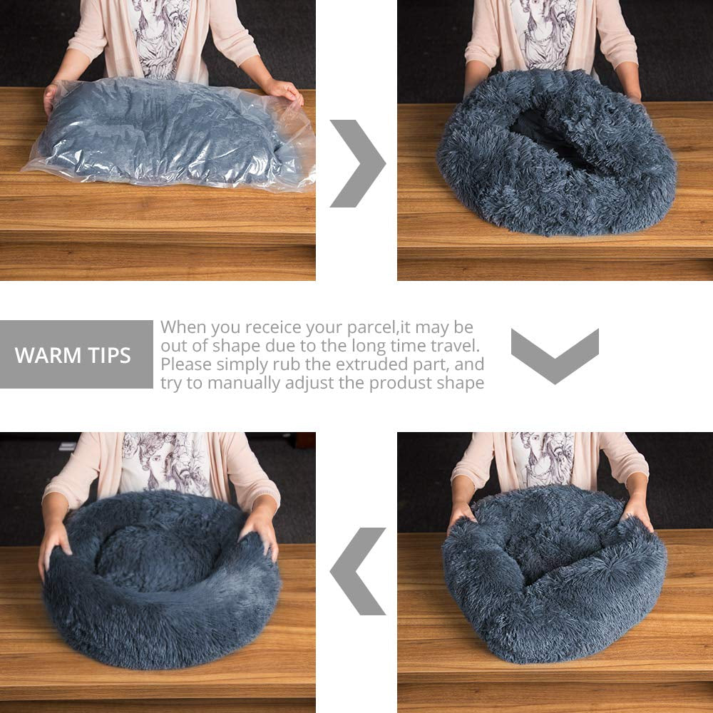 Comfortable Donut Bed for Pets - Pawsyhome