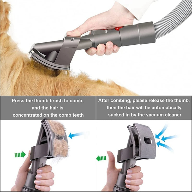 Pet Groom Vacuum Attachment for Dyson - Pawsyhome