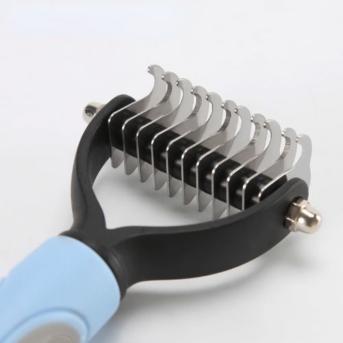 Pet Hair Remover Comb – Gentle Grooming Brush for Dogs & Cats - Pawsyhome