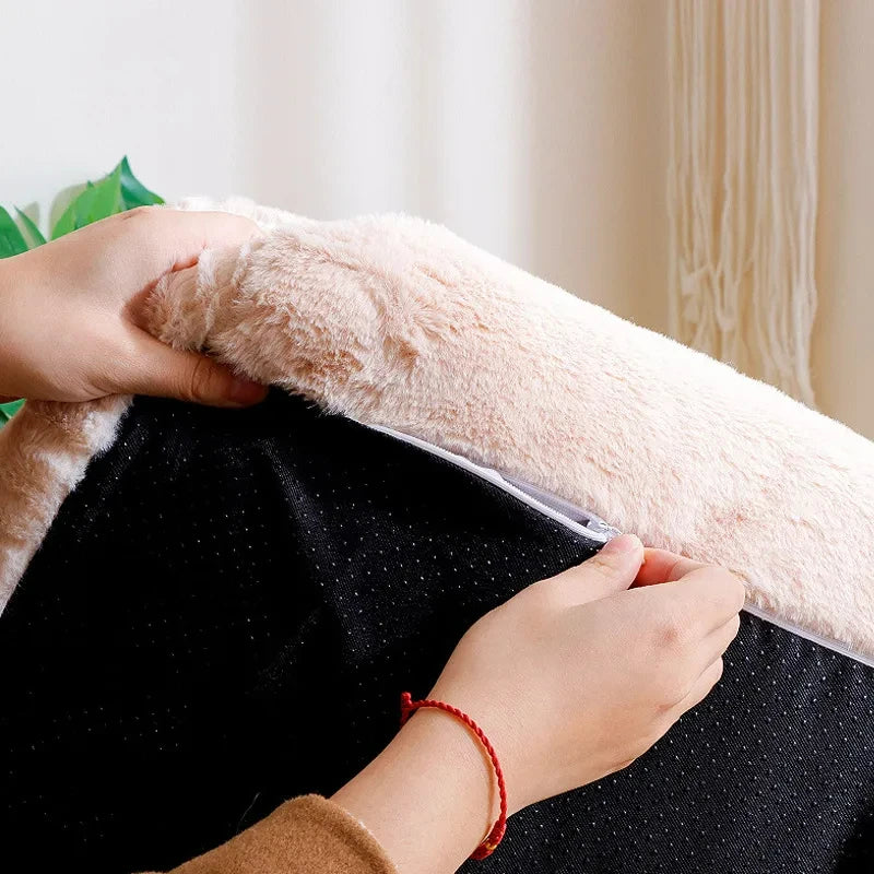 Luxury Cat Plush Bed - Pawsyhome