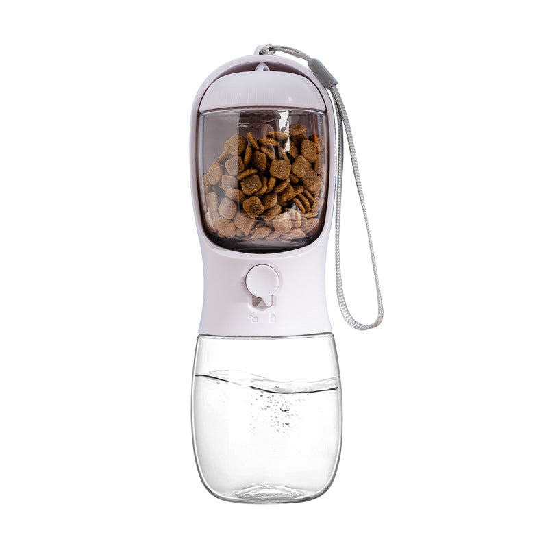 Portable Water Bottle For Dogs with Food Container - Pawsyhome