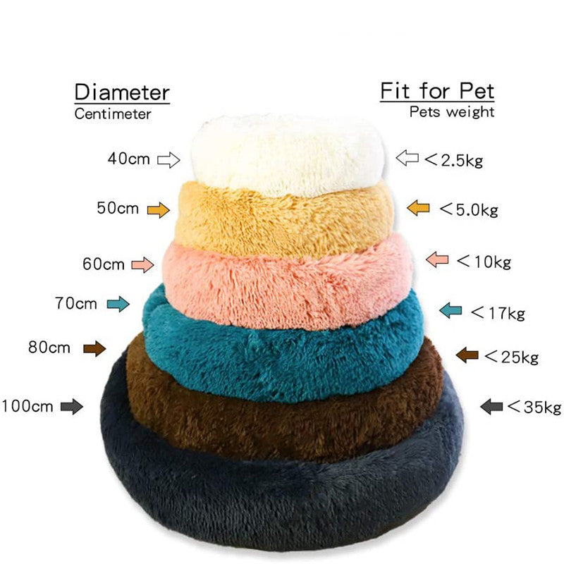 Comfortable Donut Bed for Pets - Pawsyhome