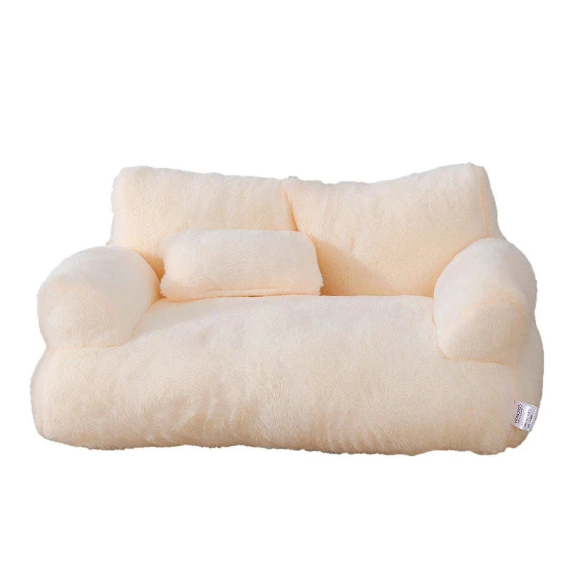 Luxury Cat Plush Bed - Pawsyhome