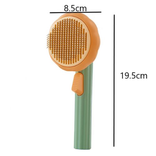 Self‑Cleaning Pet Brush – Grooming Comb for Dogs & Cats - Pawsyhome