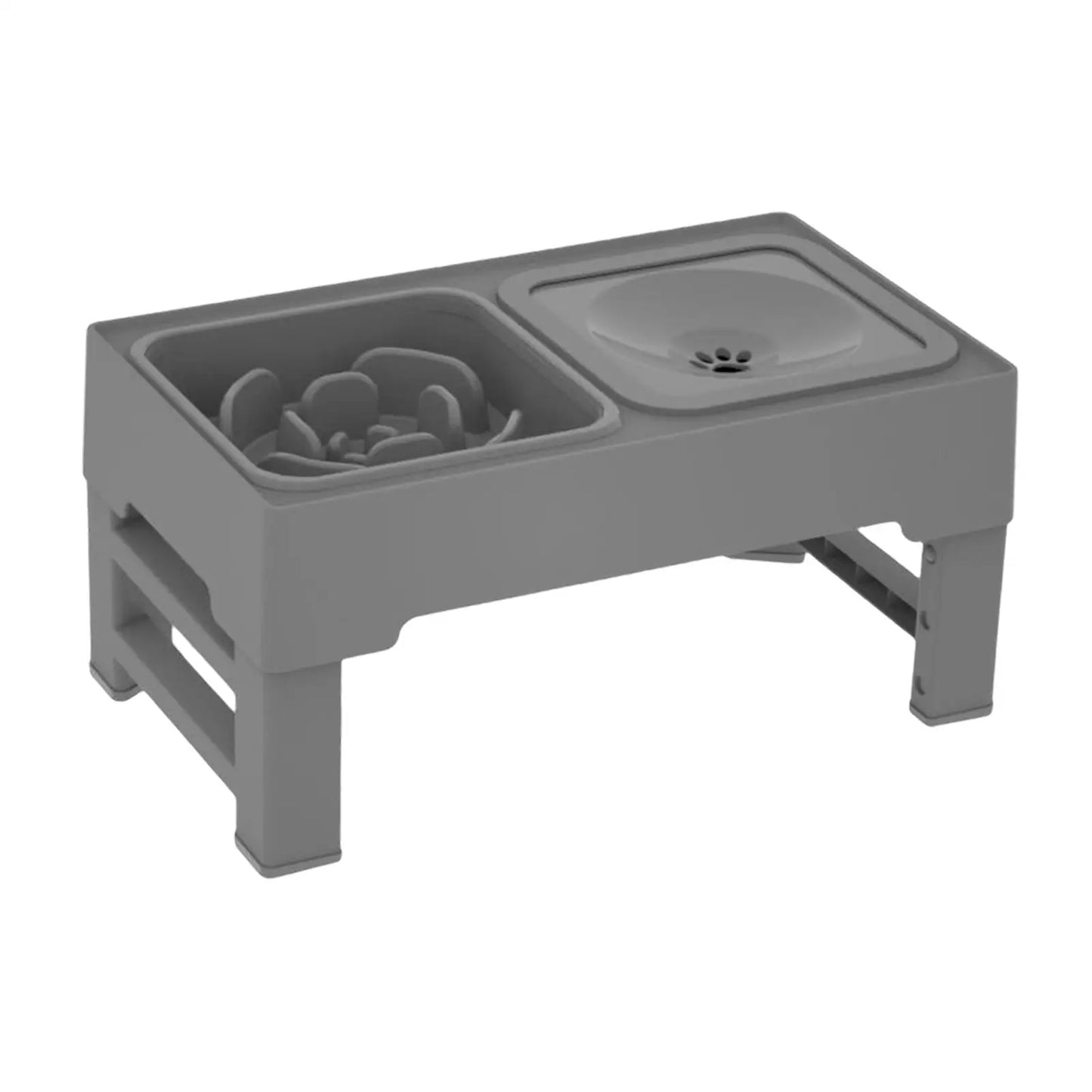 Elevated Mess-Free Dog Bowl - Pawsyhome