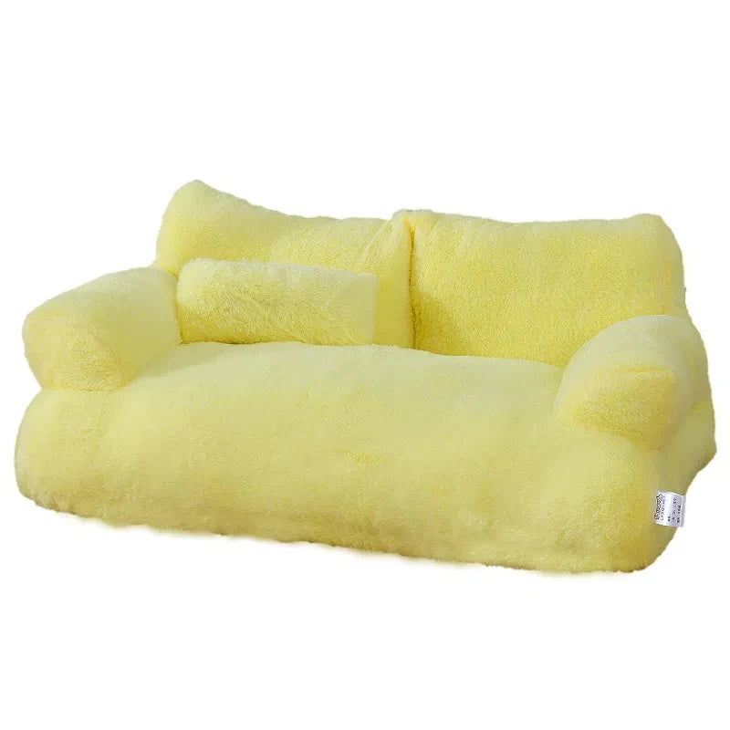 Luxury Cat Plush Bed - Pawsyhome