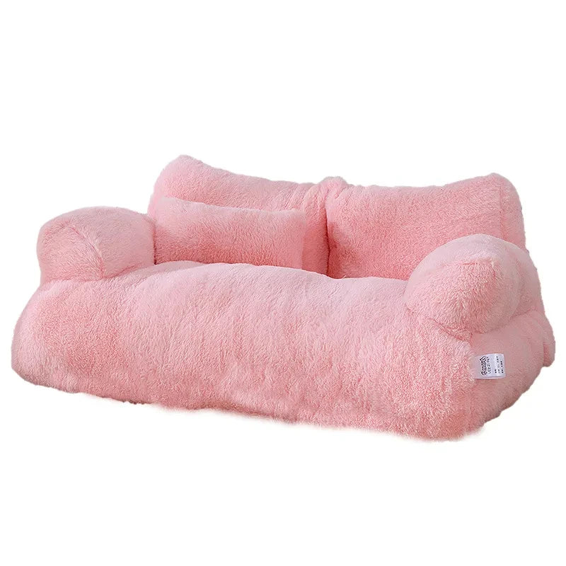 Luxury Cat Plush Bed - Pawsyhome