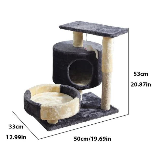Cat Furniture – Plush Perch Tower 02
