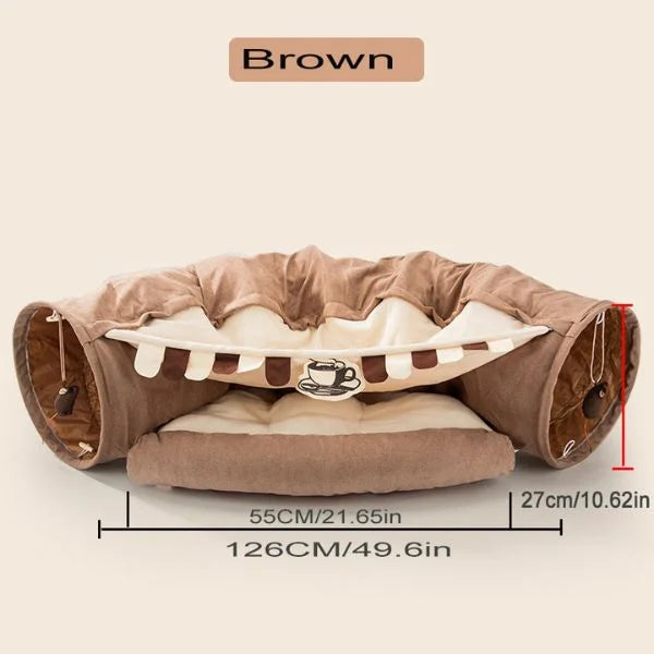 Cat Tunnel Bed CozyMaze 03