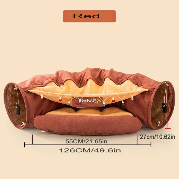 Cat Tunnel Bed