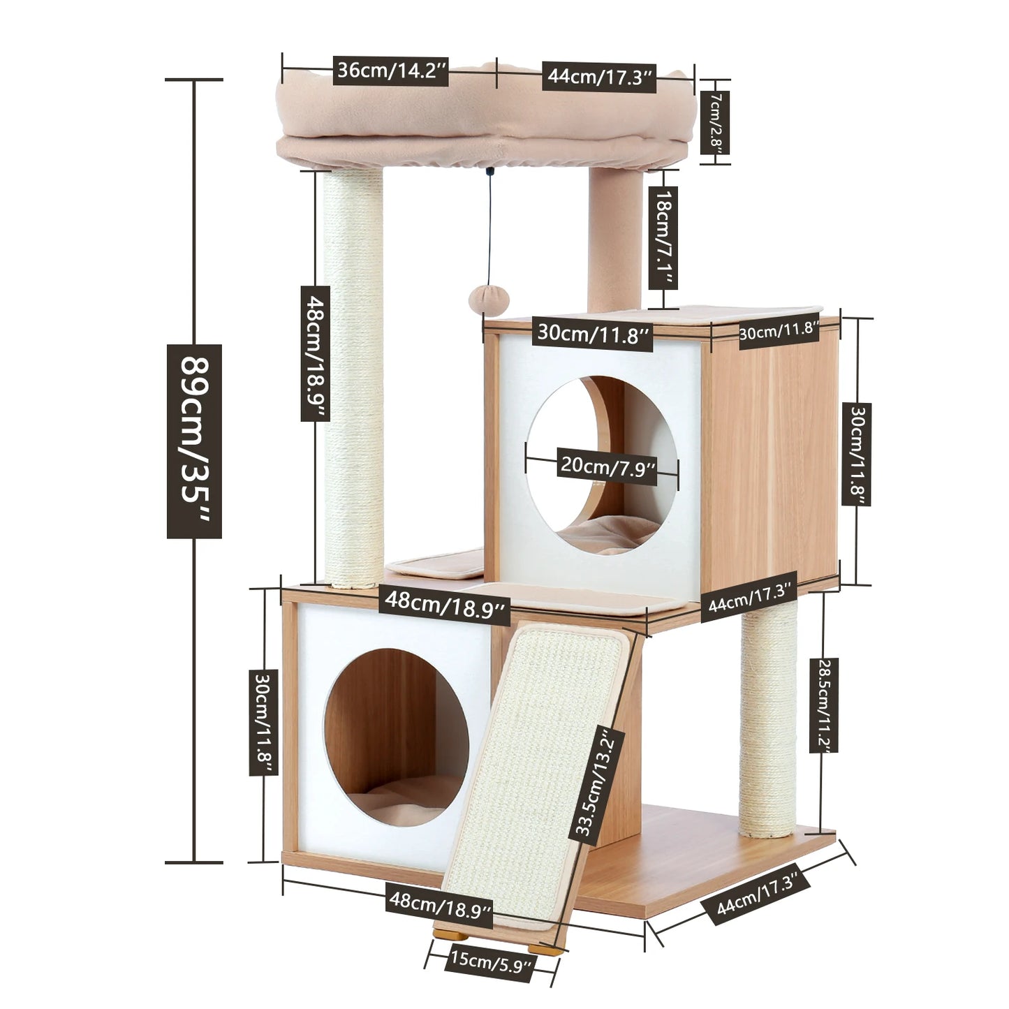 Cat Furniture TowerNest Luxe - Pawsyhome