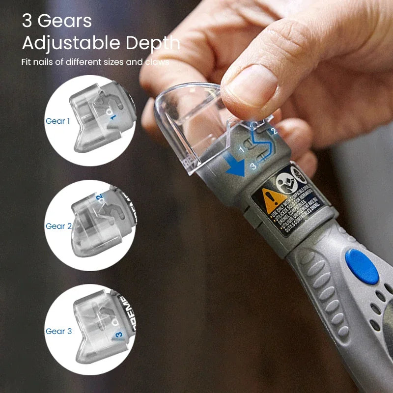 Dremel 7020 PGK Pet Nail Grinder Quiet Electric Dog Nail File Care Set Safety Dog Nail Clippers Trimmers Tools Battery Powered - Pawsyhome
