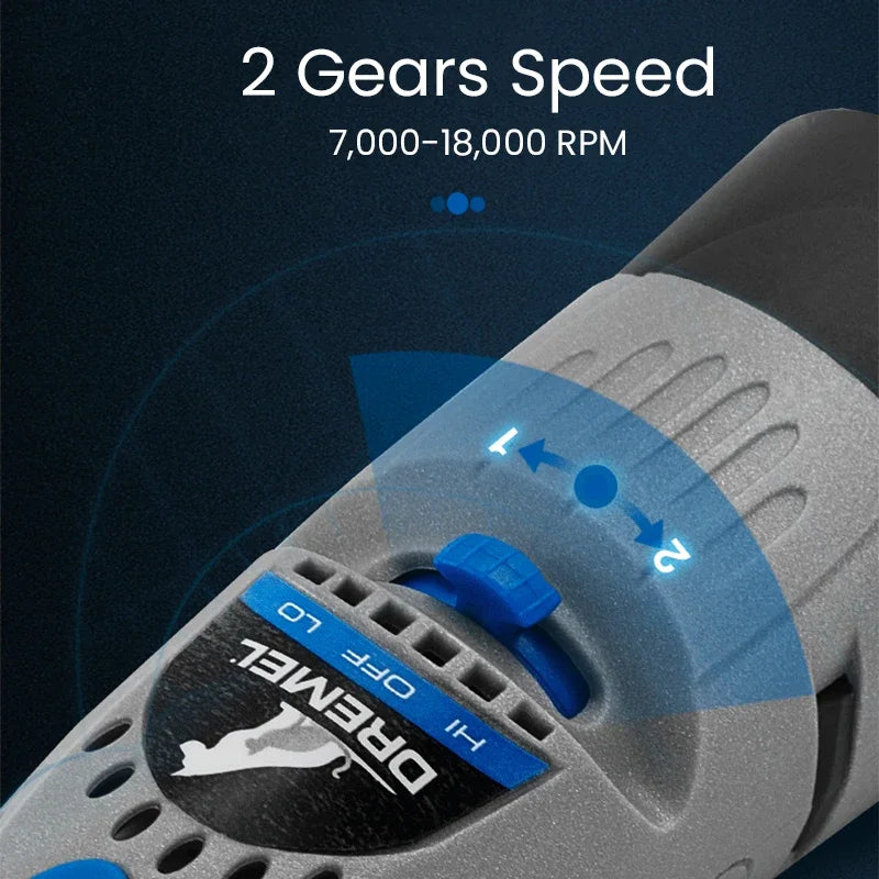 Dremel 7020 PGK Pet Nail Grinder Quiet Electric Dog Nail File Care Set Safety Dog Nail Clippers Trimmers Tools Battery Powered - Pawsyhome