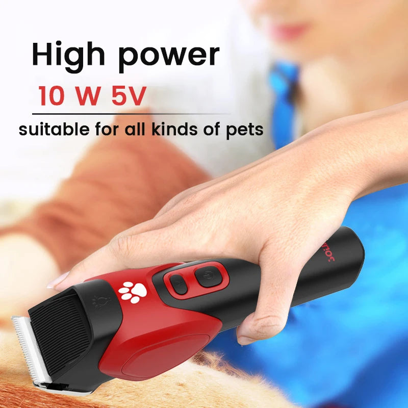 Electric Professional Pet Hair Clipper Big Dog Trimmer Shaver Rechargeable Animal Cats Hair Trimmer Cutting Machine for Sheep - Pawsyhome