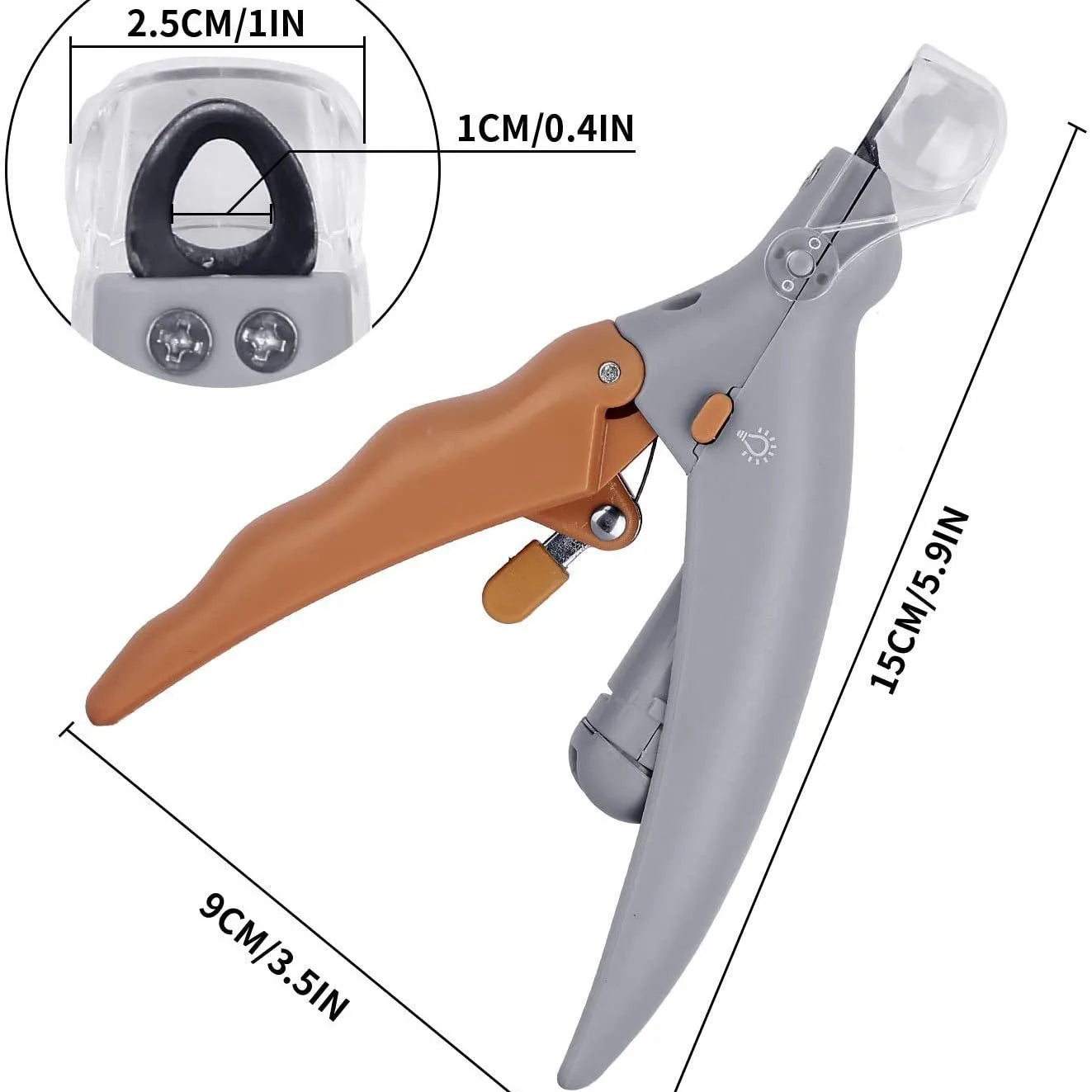 Pet Nail Clipper Scissors With LED Light Cat Dog Nail Clippers Tool Scissors Toeclaw Cutter Scissors Pet Supplier Cleaning tools - Pawsyhome
