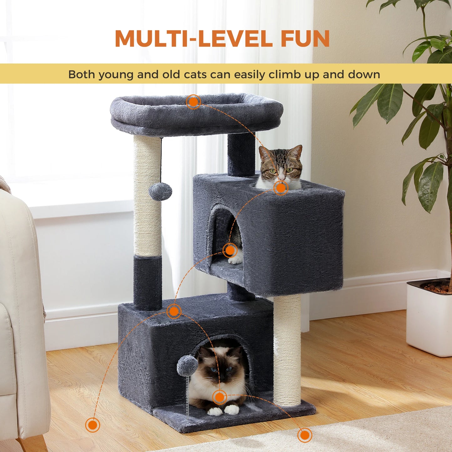 Cat Furniture – Plush Condo & Perch Tree - Pawsyhome