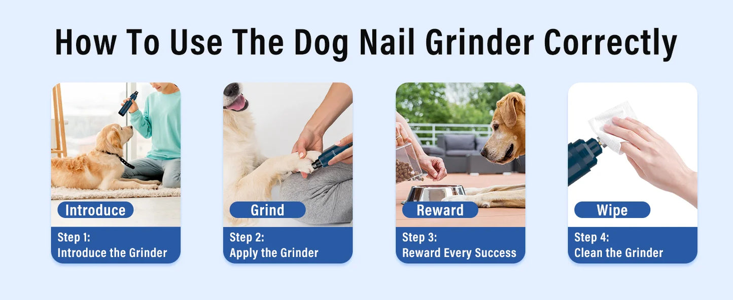 Dog Nail Grinder TriPort - Pawsyhome