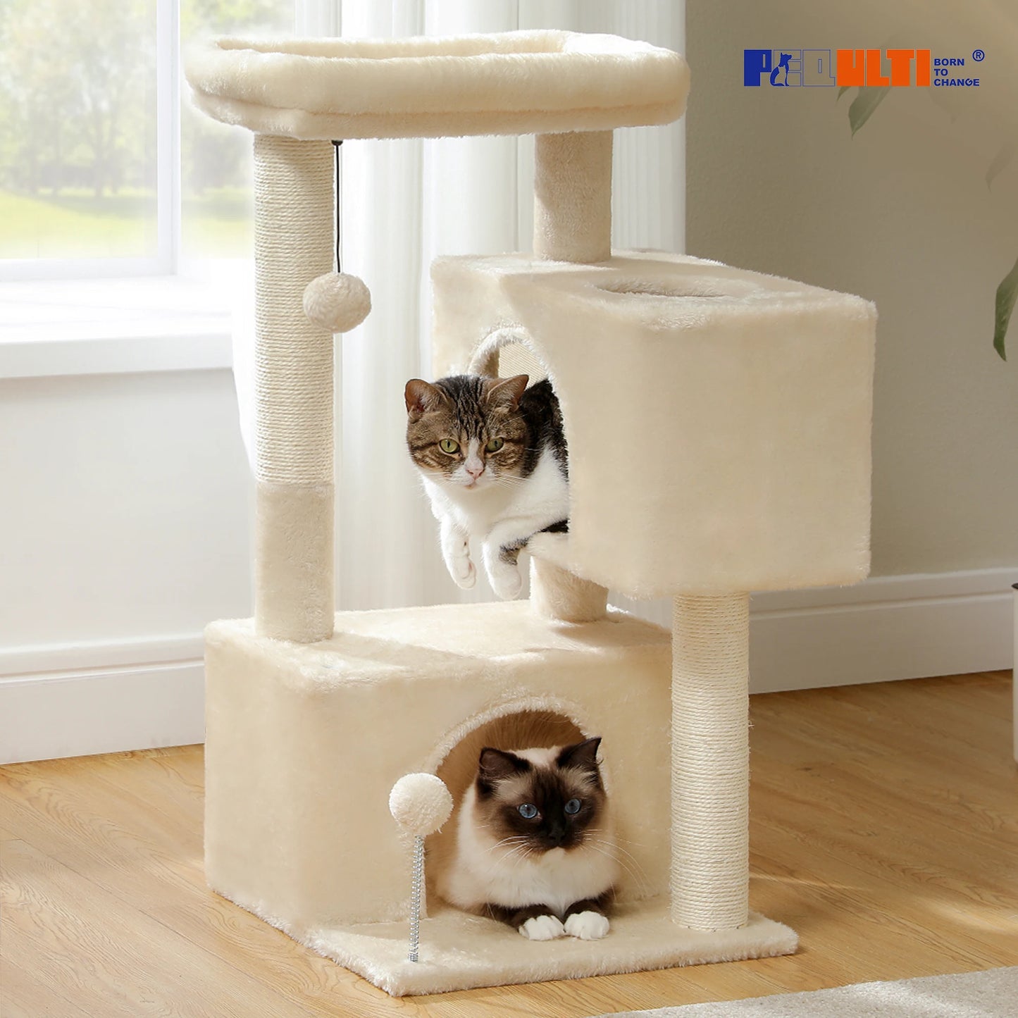 Cat Furniture – Plush Condo & Perch Tree - Pawsyhome
