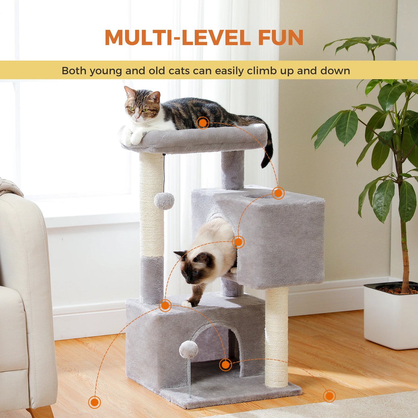 Cat Furniture – Plush Condo & Perch Tree - Pawsyhome