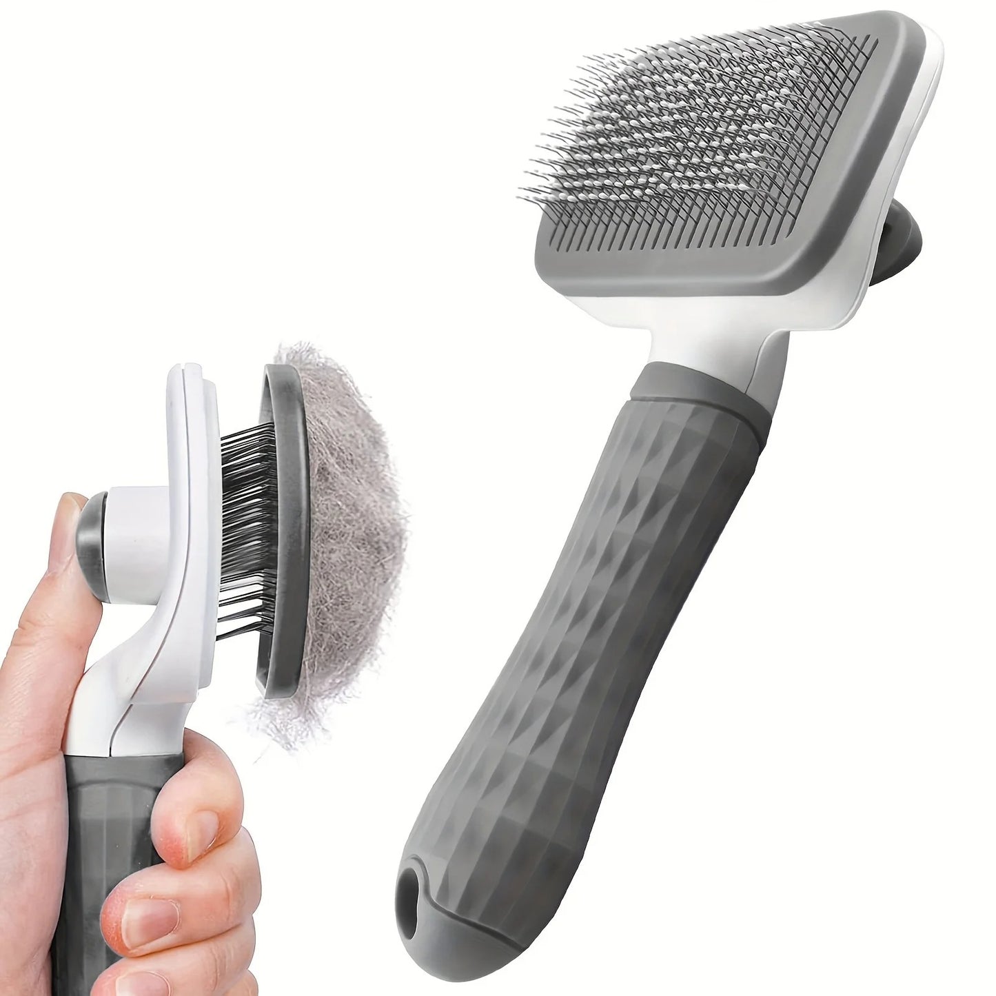 Dog Hair Remover Brush – Gentle Grooming Tool for Dogs & Cats - Pawsyhome