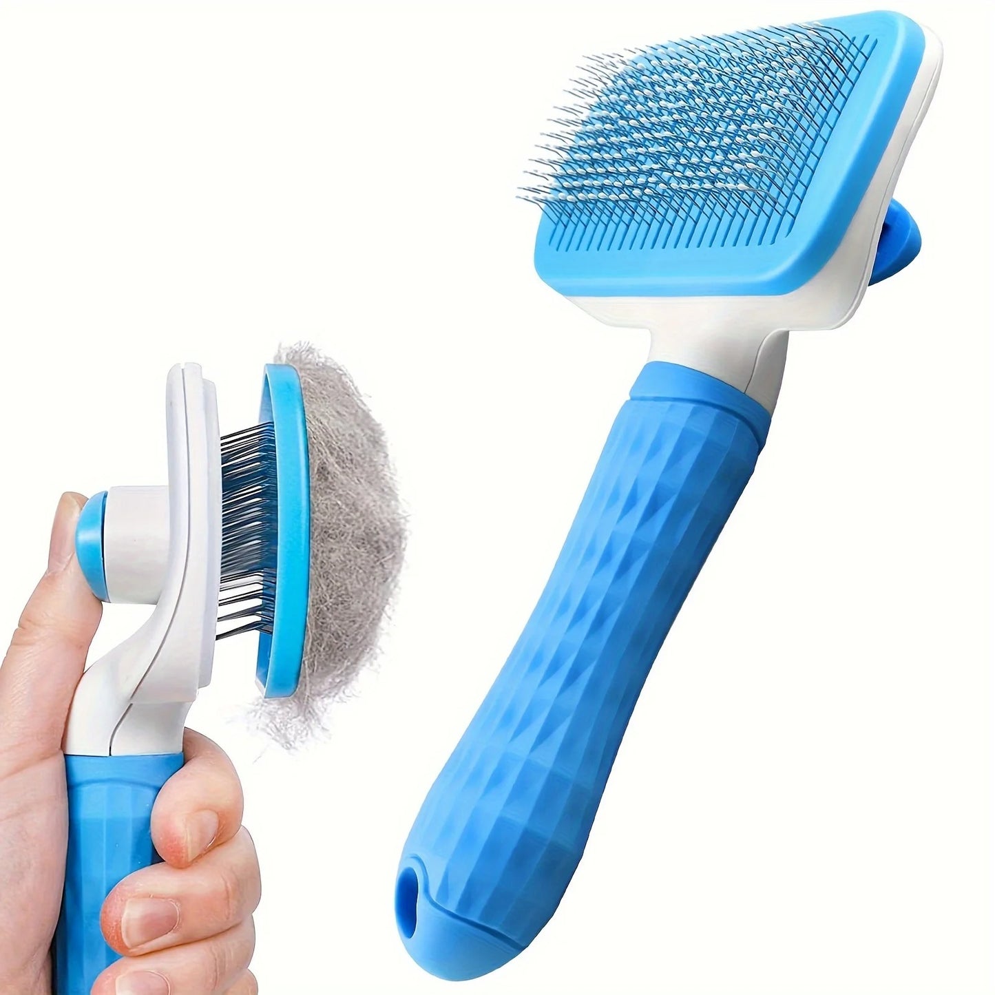 Dog Hair Remover Brush – Gentle Grooming Tool for Dogs & Cats - Pawsyhome