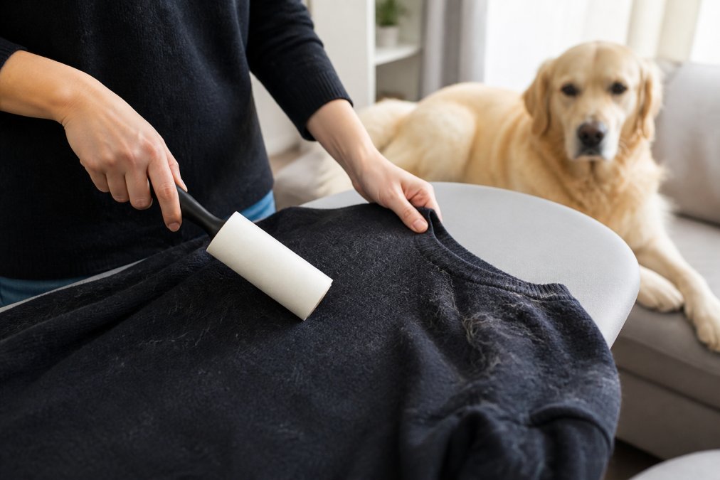 Cómo quitar pelo de perro de la ropa rápido