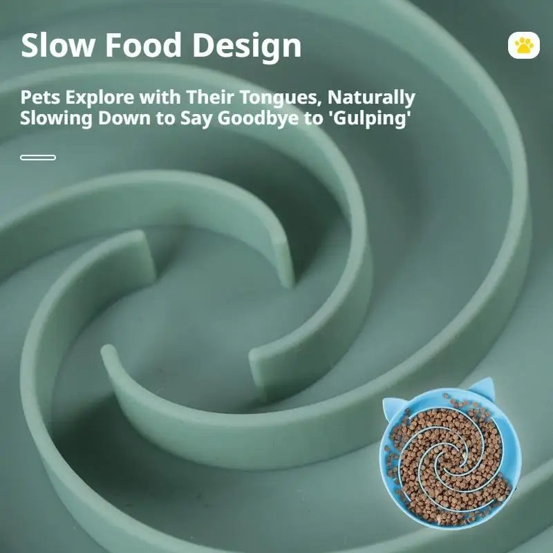Silicone Slow Feeder Licking Mat for Dogs & Cats