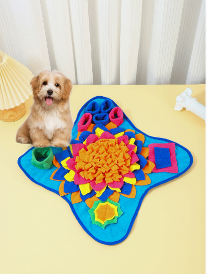 Alfombra de Forrajeo Snuffle Mat de Polar para Conejos y Roedores