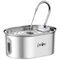 Fuente de Agua de Acero Inoxidable 3.2L para Perros y Gatos