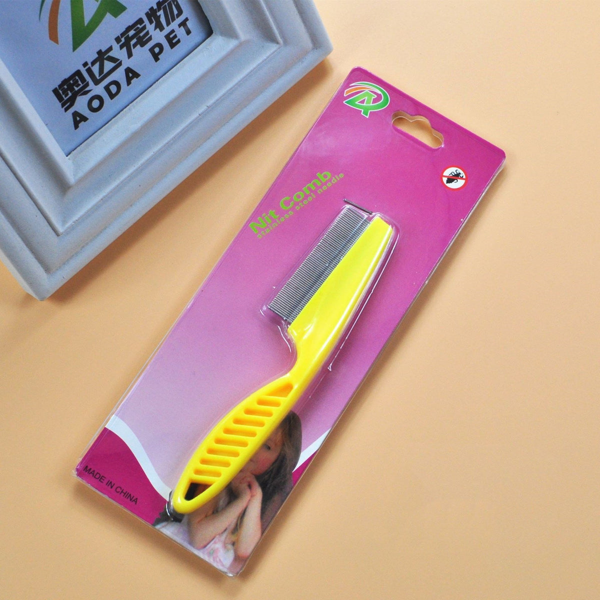 Fine Tooth Stainless Steel Flea Comb