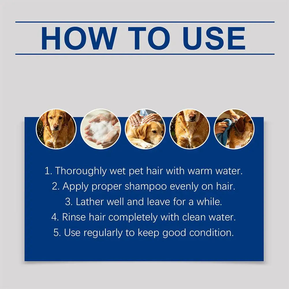 Flea & Tick Shampoo for Dogs & Cats (100ml)