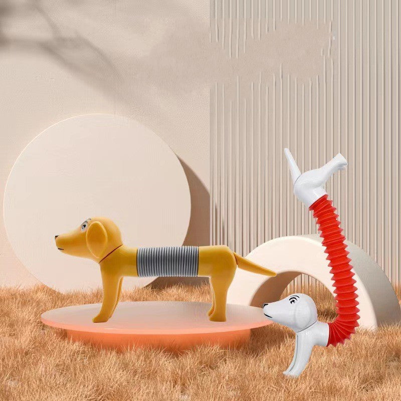 Juguete Sensorial Pop Tubes para Perros – Diversión Antiestrés