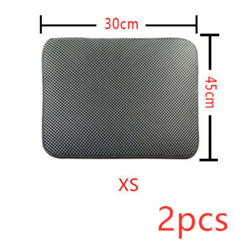 Double-Layer Cat Litter Mat