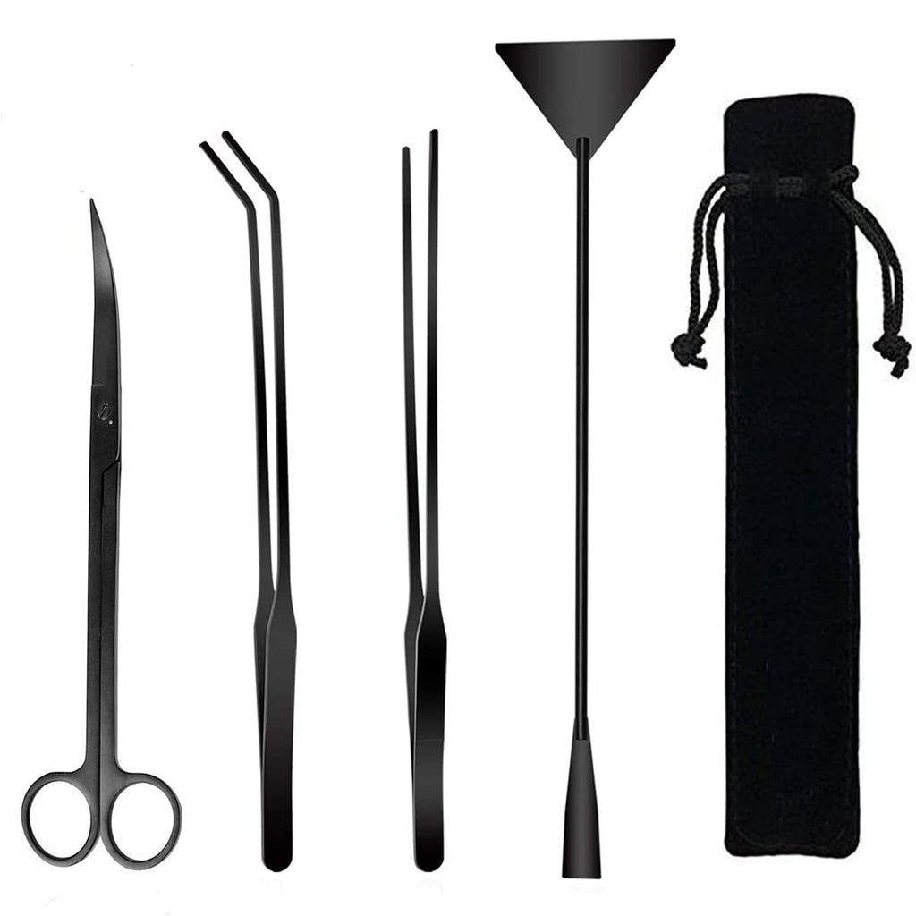 Kit Aquascaping 4 Piezas para Acuario (Acero Inoxidable)