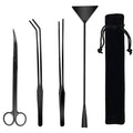 Kit Aquascaping 4 Piezas para Acuario (Acero Inoxidable)