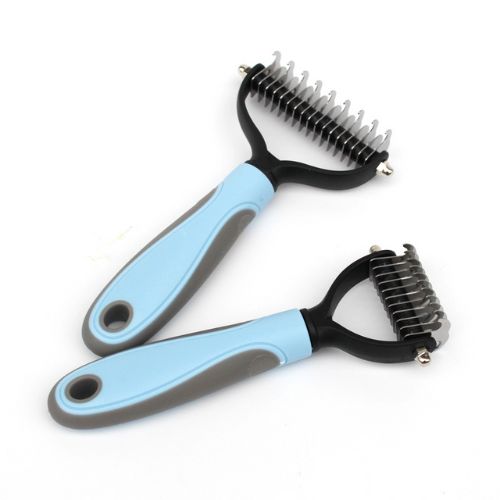 Pet Hair Remover Comb – Gentle Grooming Brush for Dogs & Cats - Pawsyhome