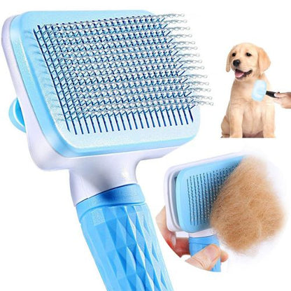 Dog Hair Remover Brush – Gentle Grooming Tool for Dogs & Cats - Pawsyhome