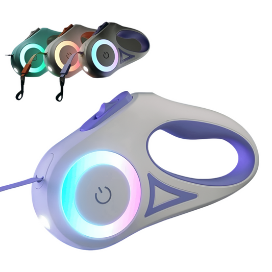 Automatic Retractable Luminous Dog Walking Rope - Pawsyhome