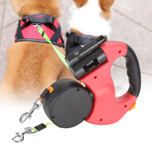 Retractable Pet Leash with Light - Pawsyhome