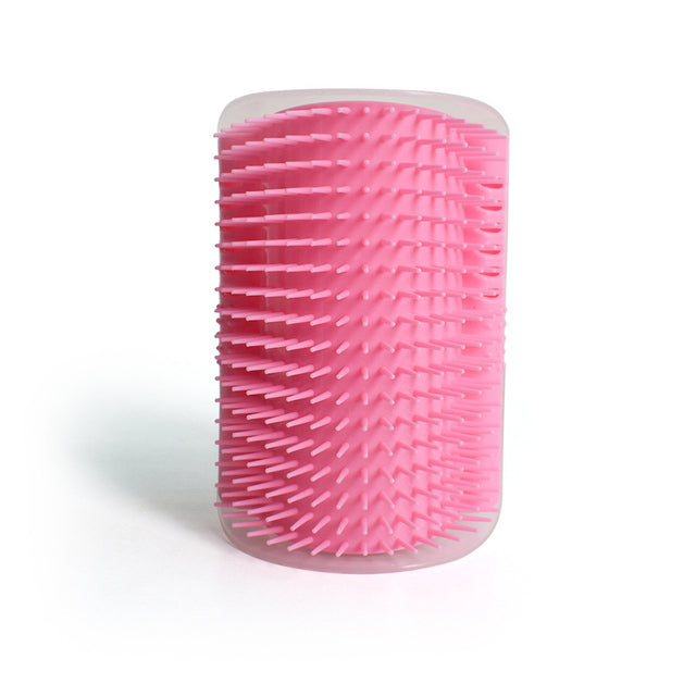 Cat Self Groomer with Catnip and Corner Massage Brush