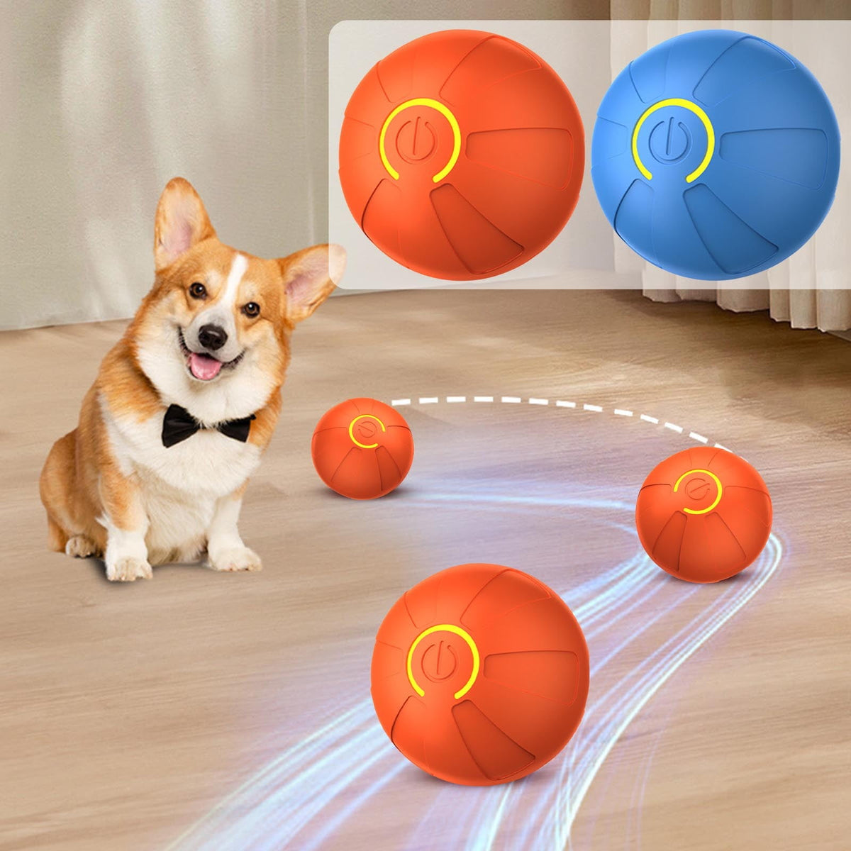 Pelota Interactiva LED para Perros