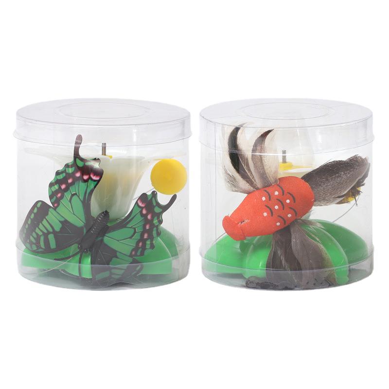 Juguete Eléctrico para Gatos con Mariposa Giratoria Interactiva