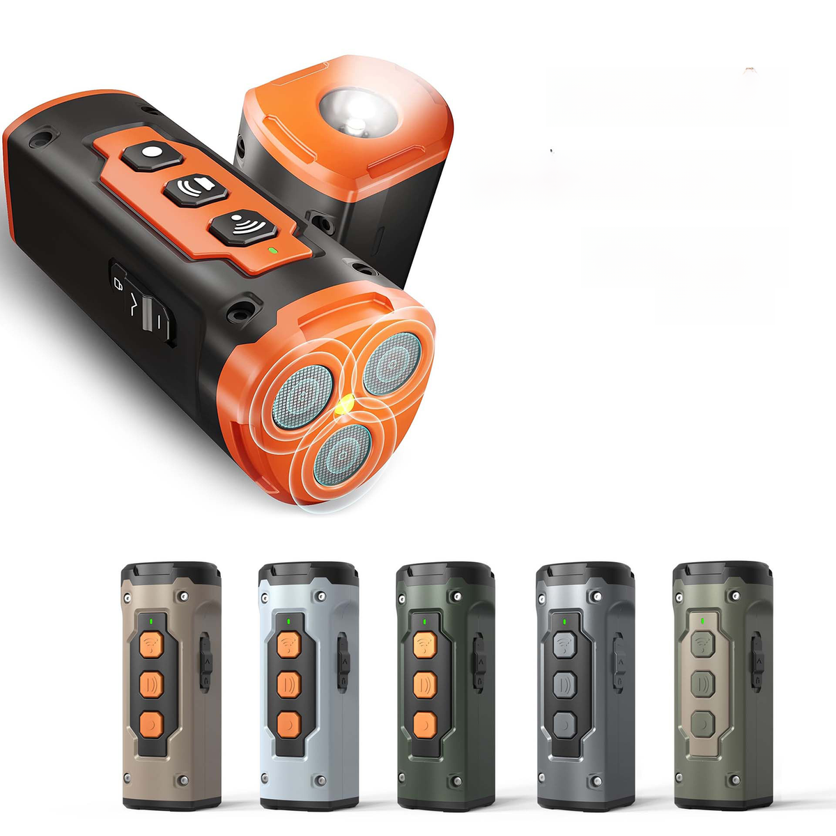Ultrasonic Dog Repeller with Flashlight